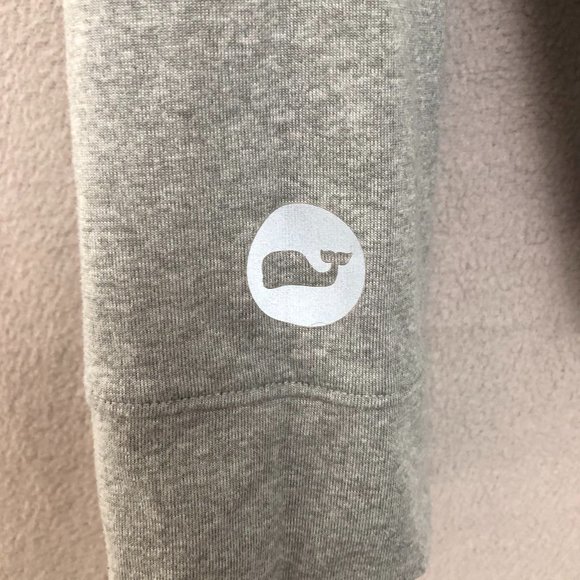 Vineyard Vines | Gray Performance Long Sleeve Hooded Shirt Size: Large - Picture 5 of 7